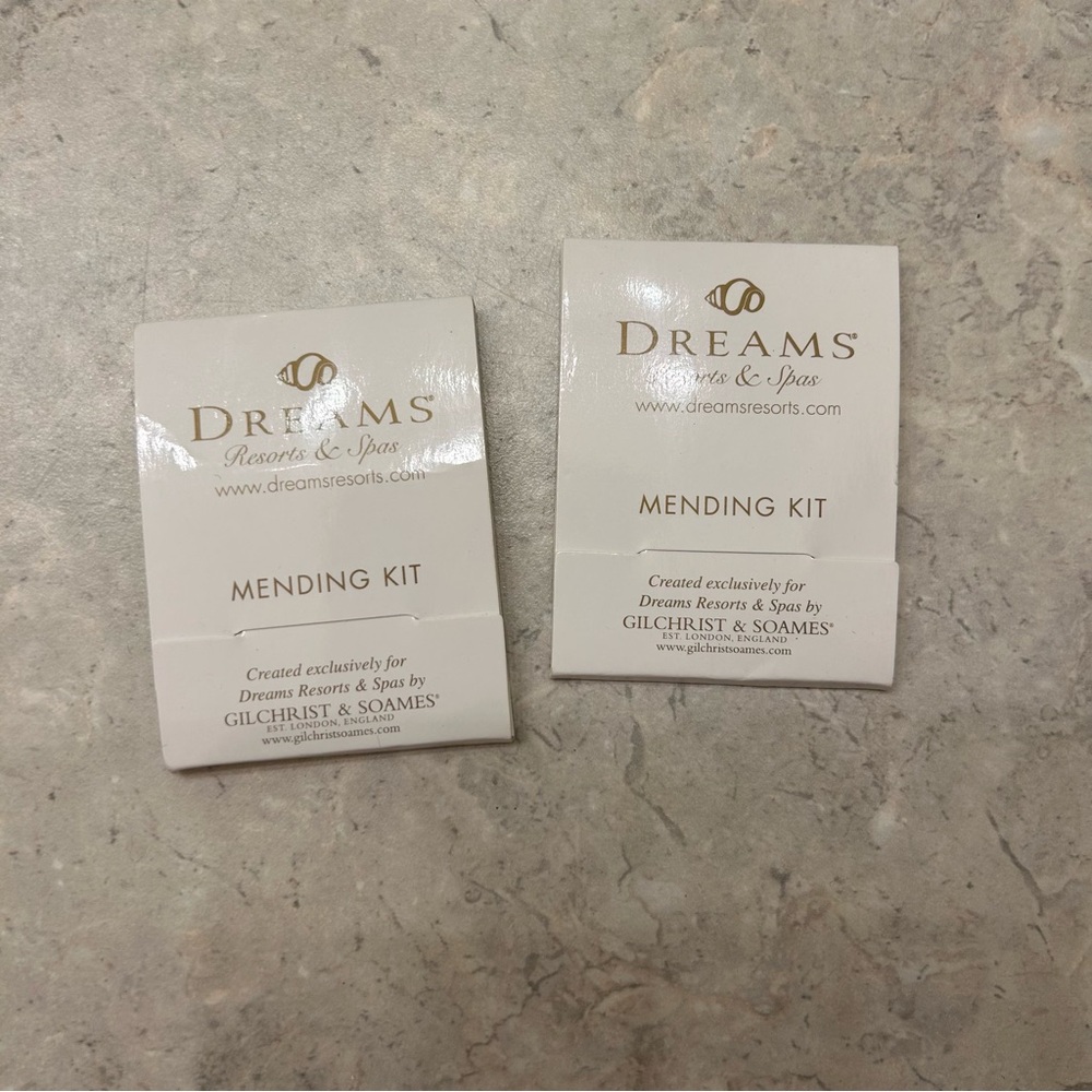 Free item: Two Dreams Resorts & Spa Mending Kits